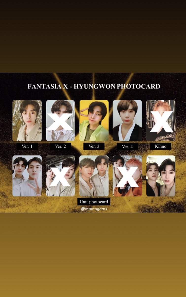 ♡ group: monsta x♡
•wtt/willing to trade 
•shownu polaroid —> hyungwon
•jooheon standee —> minhyuk
•minhyuk/jooheon —> hyungwon unit
•from: usa
•wwt: yes if you have proofs :) 
@tradesinkpop <a href="/photocard_kpop/">KPOP Photocard Trade</a> <a href="/pctradeusa/">trade / sell usa</a> @MonbebeTrading <a href="/boygrouptrade/">BG Photocard Trade</a> <a href="/monstaxtrade/">monsta x trades</a>