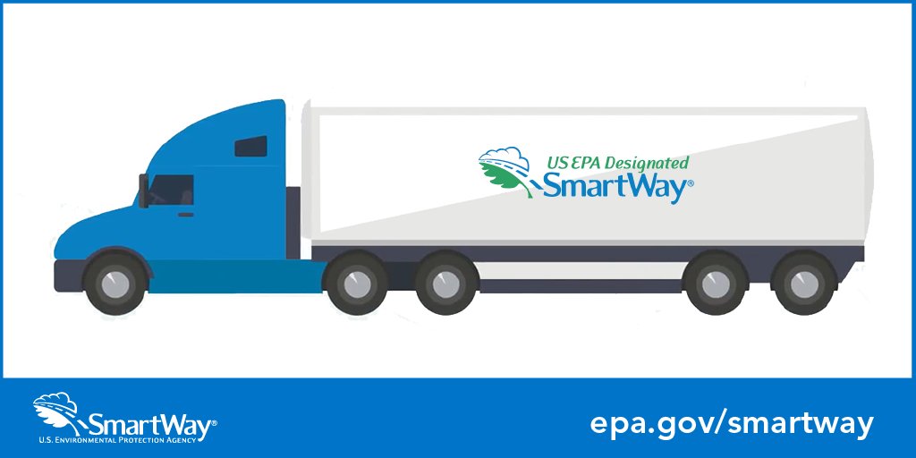 NCTCOGtrans's tweet image. Make sure your EPA-designated SmartWay tractors &amp;amp; trailers are using the logo to brag about your accomplishments! Let the world know that your company is committed to being part of a cleaner supply chain. #EPASmartWay #MoveMoreWithLess bit.ly/2l6OjZb