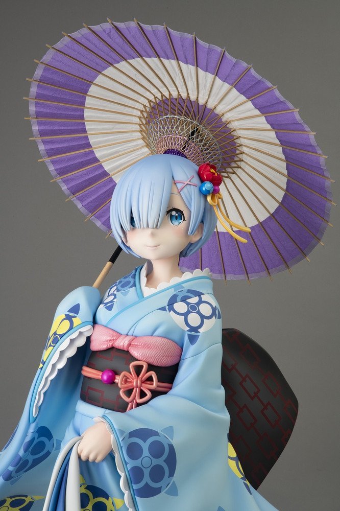 So, our friends at @rightstufanime are taking pre-orders for a LIFE-SIZE REM FIGURE. It's over 6.75 feet tall with the umbrella.
