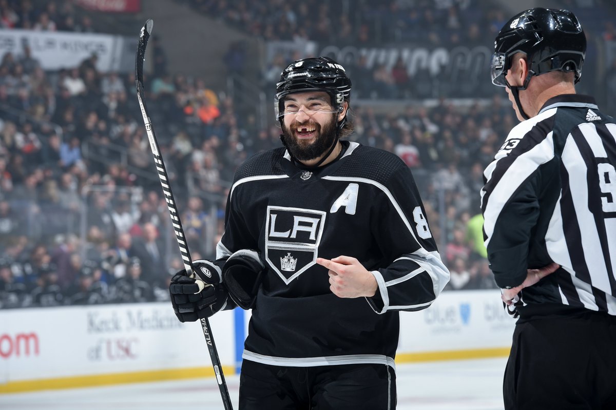 Drew Doughty but as you keep scrolling his smile gets bigger: A Thread