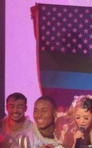 melanie martinez with pride flags during the k-12 tour, a (late) thread for  #pridemonth   