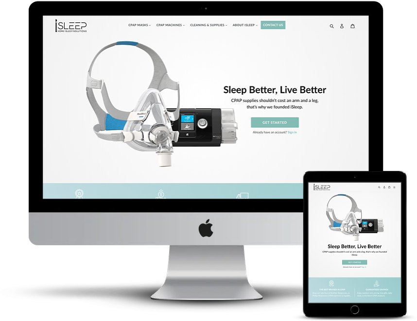 We are proud to have launched an awesome new website last week! The <a href="/iSleepHST/">iSleep, LLC</a> new site iSleepdirect.com is live! #websitedesign #shopify #sleepapnea #dreamy