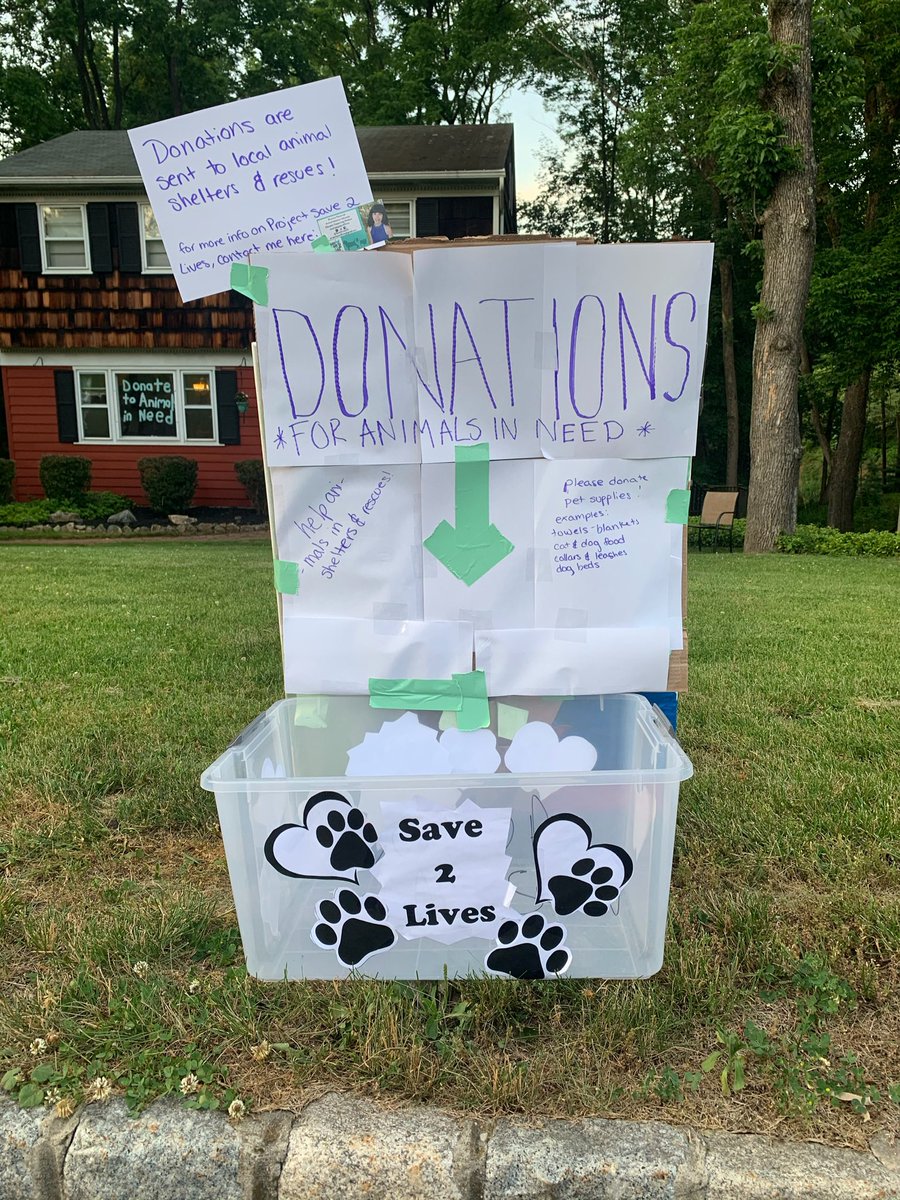 save2lives13's tweet photo. The Project Save 2 Lives  fundraiser has ended! We raised over 150 items and some money to donate to animals in need! I want to say a huge thank you to everyone who donated and made the fundraiser as successful as it was!#save2lives #animals #poa #donate #donations #fundraiser https://t.co/DK3NwHqjzO