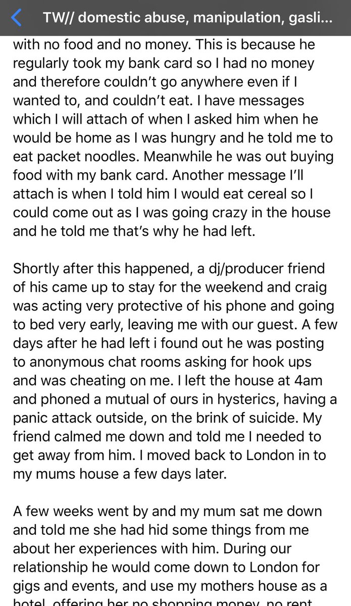 HeronChe's tweet image. One of my friends has asked me to post this for them about their abusive relationship with DJ/Producer Polonis. The music industry appears to have a surplus of abusive men - at this point it’s important for us to protect women &amp;amp; hold abusive men accountable. We need to do better.