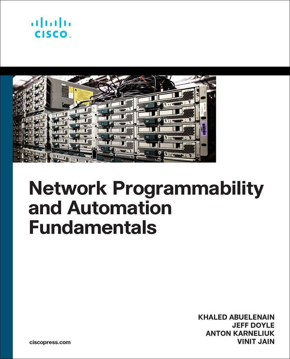 CiscoPress's tweet image. Coming soon ➡️Network Programmability and Automation Fundamentals ciscopress.com/store/network-… Tomorrow is the last day to use discount code CISCOLIVE to save 40% on print and 50% on your pre-order!
#networkprogrammability #networking #Cisco #CiscoLive