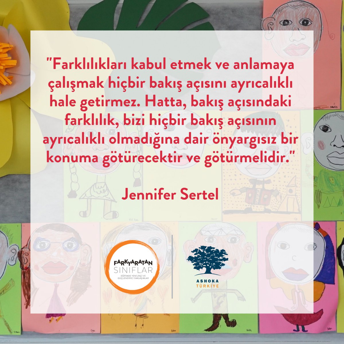 Fark Yaratan Beceriler Yayını'ndaki yazısında <a href="/jennifersertel/">jennifer sertel</a>, öğrenmemiz gereken tek şeyin başkalarının gerçekliklerinin de en az kendimizinkiler kadar geçerli olduğunu söylüyor. Yayının tamamı için 👉🏻farkyaratansiniflar.org/pdf/Fark-yarat…

#farkyaratanbeceriler #herkesfarkyaratabilir