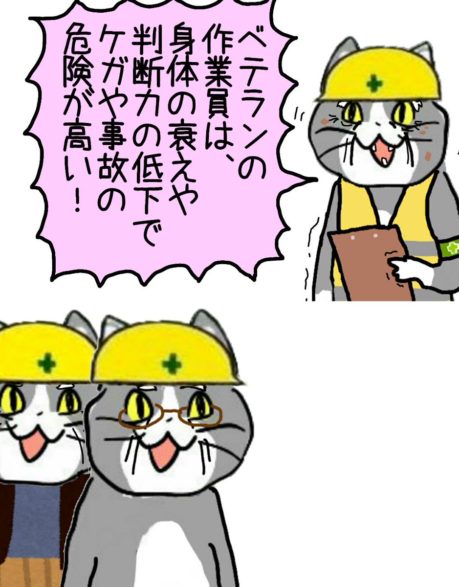 安全な年代は無いんですか…? #現場猫 