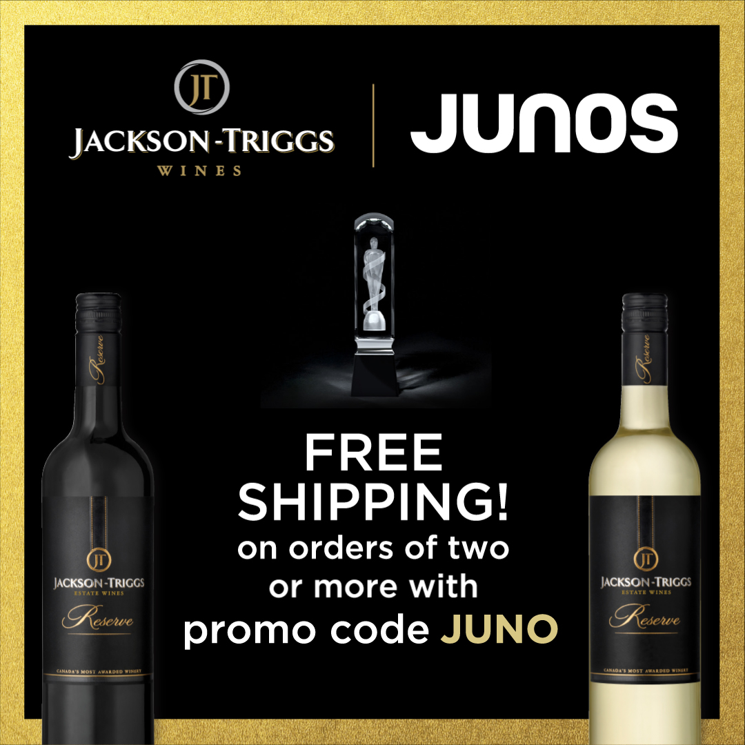 The JUNO Awards (@thejunoawards) on Twitter photo Congratulations and cheers to all of this year's #JUNO winners from our friends at <a href="/Jackson_Triggs/">Jackson-Triggs NOTL</a>!
Use code JUNO at checkout to get free shipping on orders of 2 or more bottles! Shop now: jacksontriggswinery.com
Please enjoy responsibly. Congratulations and cheers to all of this year's #JUNO winners from our friends at <a href="/Jackson_Triggs/">Jackson-Triggs NOTL</a>!
Use code JUNO at checkout to get free shipping on orders of 2 or more bottles! Shop now: jacksontriggswinery.com
Please enjoy responsibly.