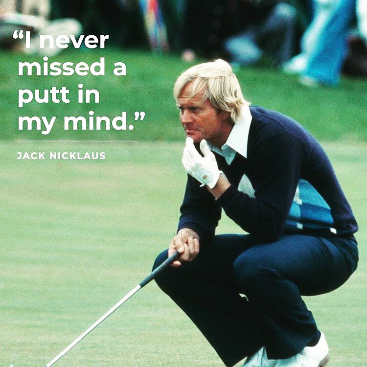 Always think positive on the golf course no matter what the outcome.🏌🏼‍♂️