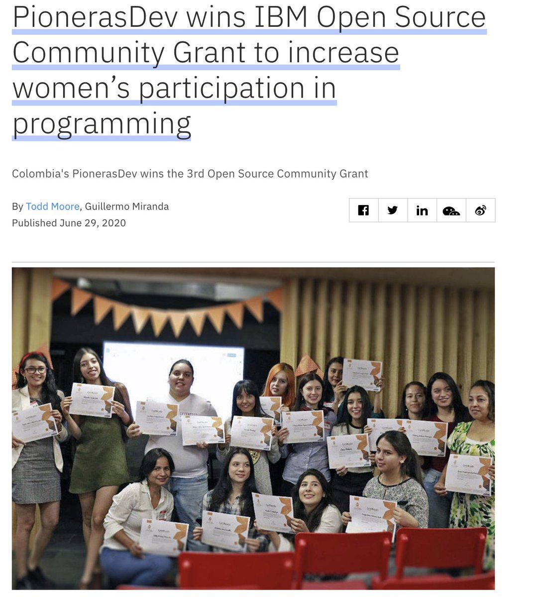 pionerasdev's tweet photo. Solo tenemos motivos para agradecer🚀
A todos los que votaron por nuestro proyecto, mil gracias.
A quienes aún no nos conocen los invitamos a visitar: https://t.co/wypJ8hLN0T
------
We're grateful to have been chosen and thrilled for the journey ahead. 🧡 https://t.co/ZnsySdTv36 https://t.co/wOur2qMMMV