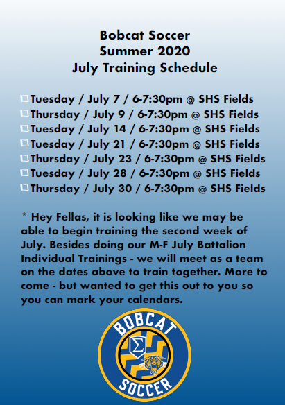 CUSD1_Panthers's tweet photo. Here is some information for summer workouts for our HS athletes participating in soccer https://t.co/8xkurMVv6l