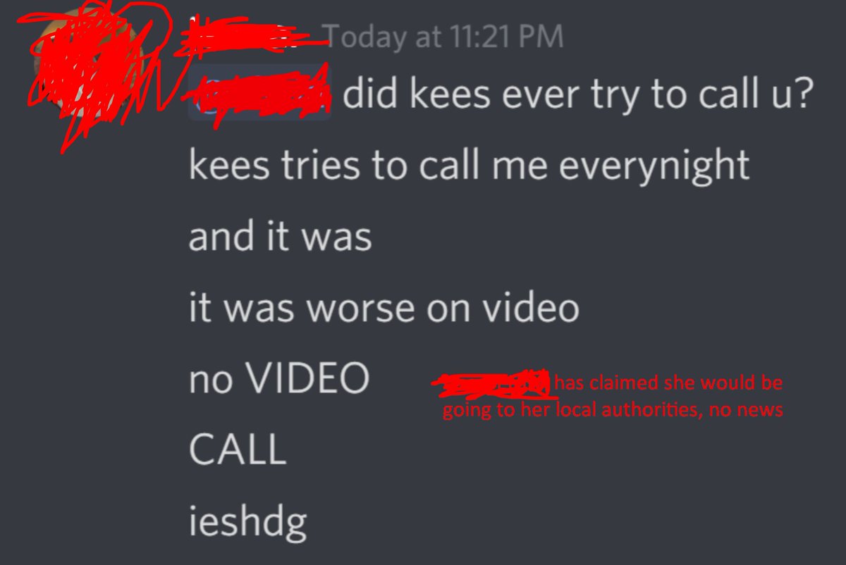 I wish I was done with screenshots... (Note if it says "today" its a screenshot back from March! Most of the ones i found today to compile are from me sharing the situation with my partner when we had to fire kees (K_as