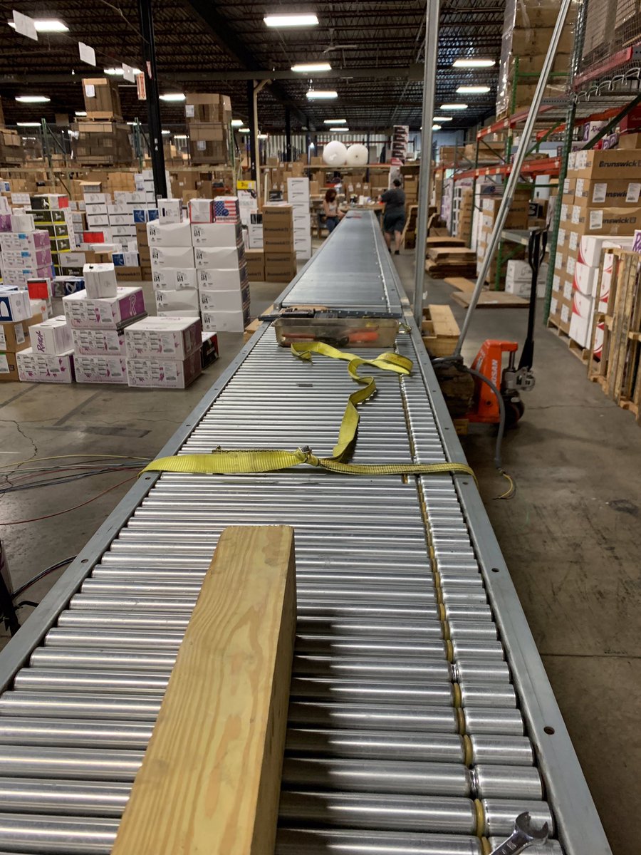 DanzigFops's tweet image. Having replaced every pulley belt on 2 miles of rollers over the last 3 months I’m going to celebrate with a whole tub of crackers and beer.