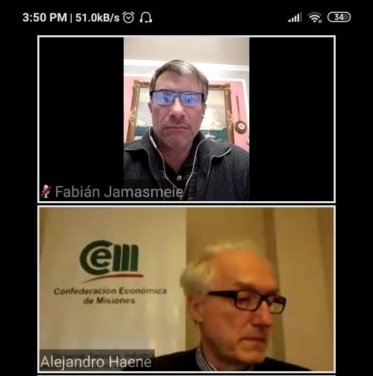 OberaCRIPCO's tweet photo. Presencia de @camielniczuk y @fjamasmeie por @OberaCRIPCO en reunión virtual de entidades adheridas a @CEMISIONES , realizada con importante convocatoria tratando con #SinergiaDeTrabajo la #EmergenciaPyME .
@AleHaene @gerardodbeltran  @redcame @ComercioCAME @CACteinforma https://t.co/T7ISeRgxmU
