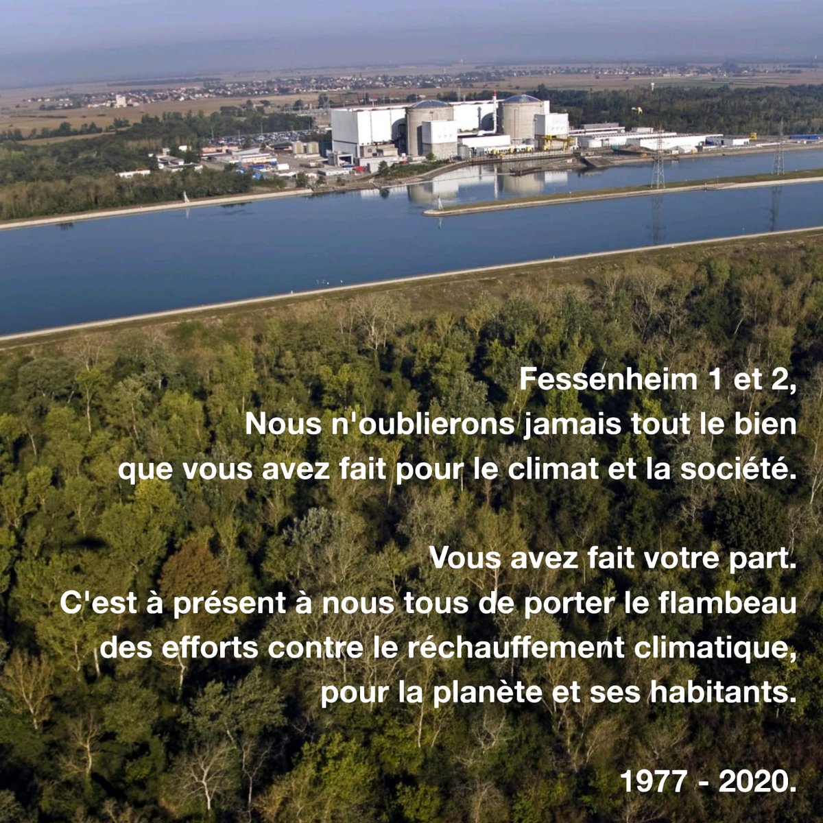 voixdunucleaire's tweet photo. #MerciFessenheim https://t.co/OsNnez9eJL