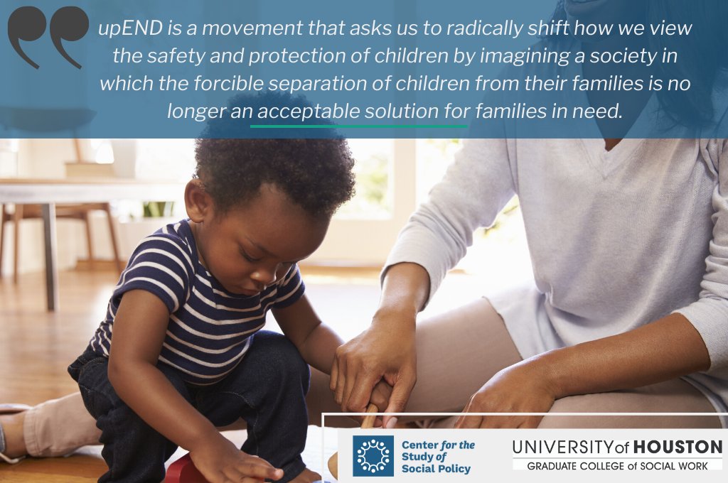 upendmovement's tweet image. What does it mean to #abolish the #childwelfare system? We offer some thoughts in our latest blog about how the #upENDmovement can work to reimagine #childwelfare through anti-racist actions that ensure families have meaningful supports to thrive. #upEND cssp.org/2020/06/what-d…