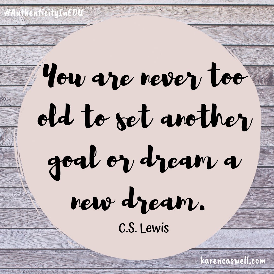 kcasw1's tweet image. Always have a dream! #AuthenticityInEDU #TLAPdownunder