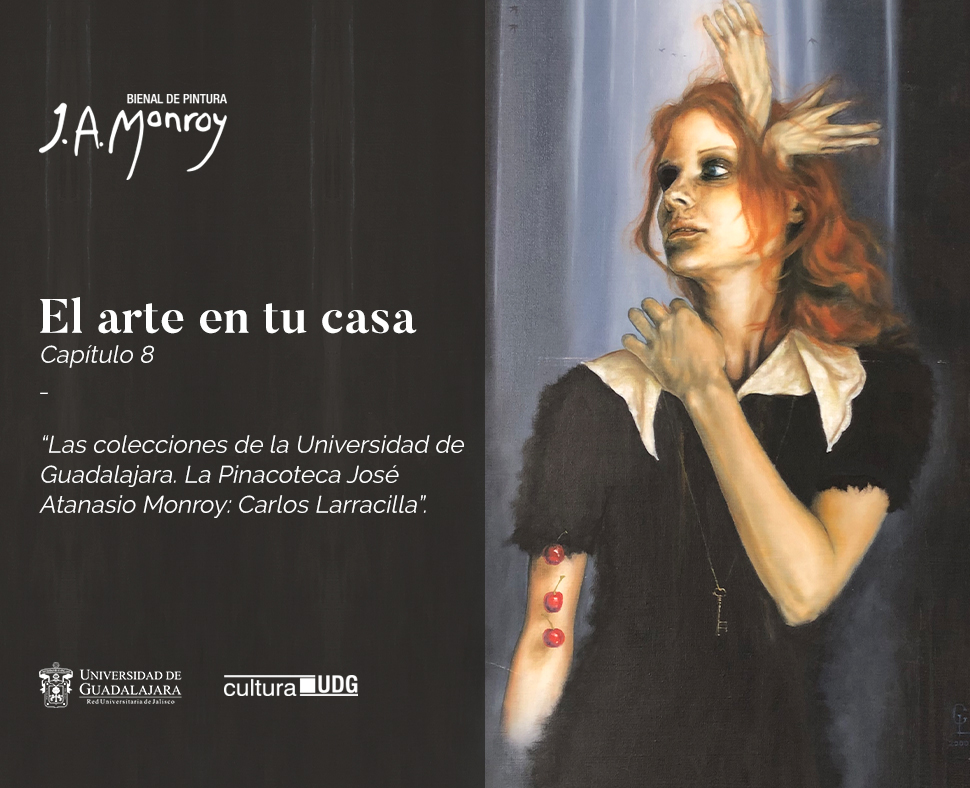 BienalJAMonroy's tweet photo. En este nuevo episodio de #ElArteEnTuCasa, presentamos la obra y experiencias del artista ganador de la #BienalJAMonroy: Carlos Larracilla, entrevistado por la maestra María Fernanda Matos.
Mira el capítulo completo en la plataforma de @CulturaUdG 👉https://t.co/6CFPISxNT8 https://t.co/l0cynMffT2