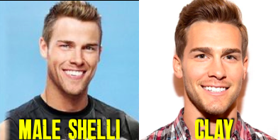 JonnyCaffrey's tweet photo. The resemblance is uncanny... literally, uncanny.
Shelli or should I say Sheldon looks so much like his/her showmance Clay. #BB17 #BB22 #Clelli #genderswap https://t.co/vPaeVIWWgP