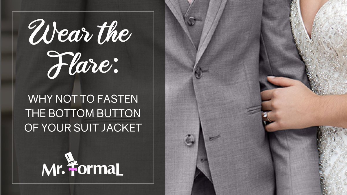 Ever wondered why the bottom button on a suit jacket should never be fastened? Check out our new blog post for some hilarious history! 

mrformaltuxedos.com/blog