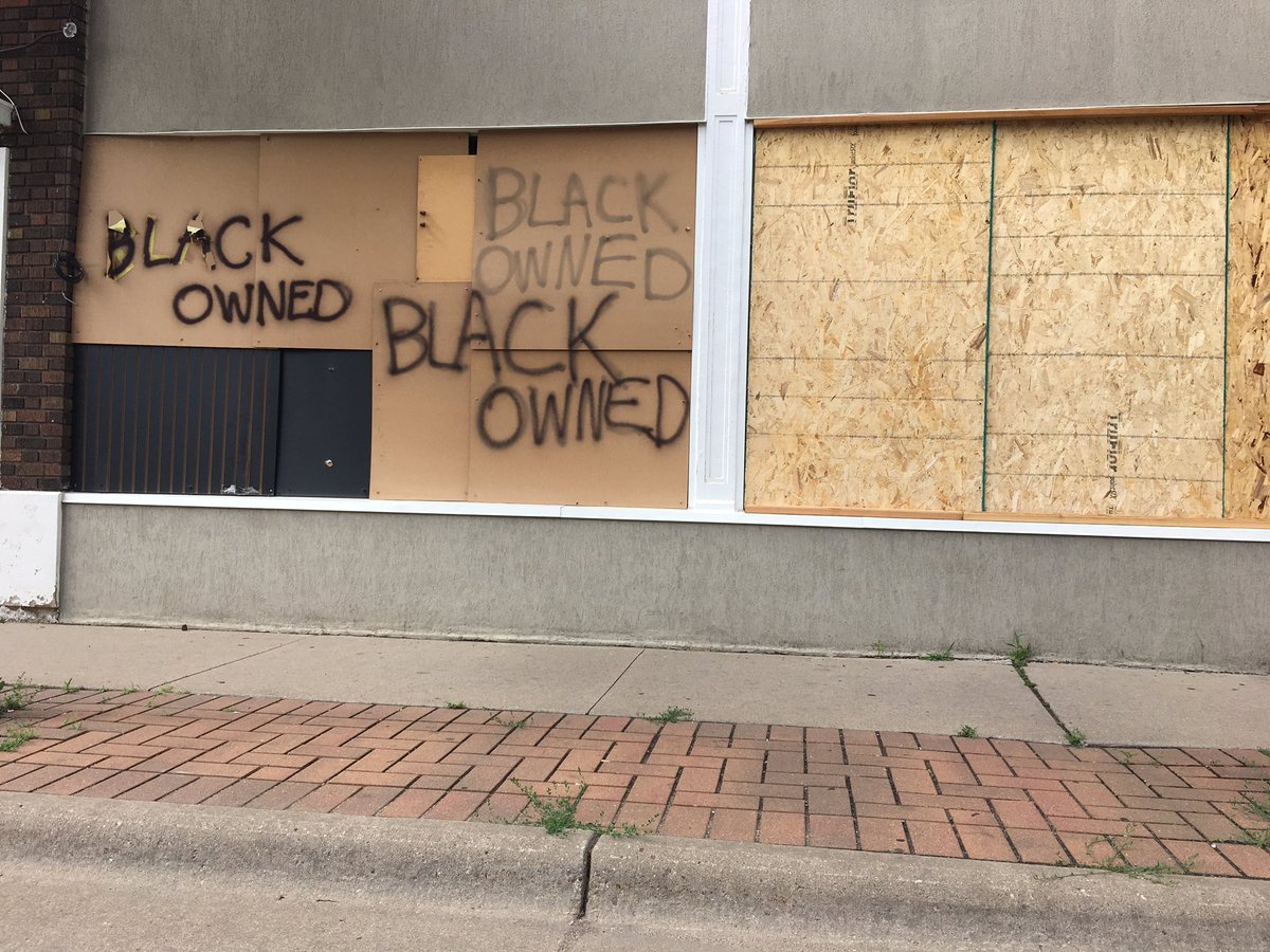Shuttered beauty supply store in Saint Paul declares itself to be “black owned.” I wonder how Jews feel about this new public ethnicity-identification practice?