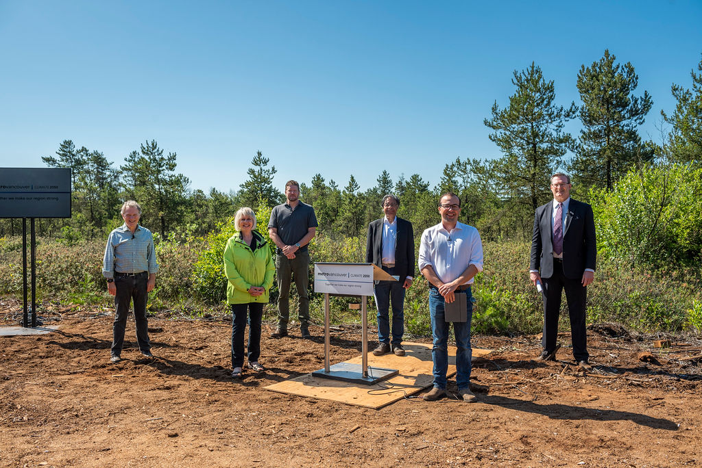 MetroVancouver's tweet photo. Announced today, projects such as the restoration of #BurnsBog, parkland acquisitions, energy efficiency, and #trenchlesstunneling has allowed Metro Vancouver to achieve corporate carbon neutrality. https://t.co/4EpLKaGkd3 @JonathanWNV @GeorgeHeyman @CQualtro @CityofDeltaBC https://t.co/EhI43Os7RU