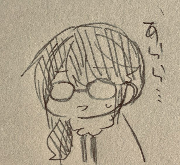 出勤がやっぱりいやなので落書きしてしまう 