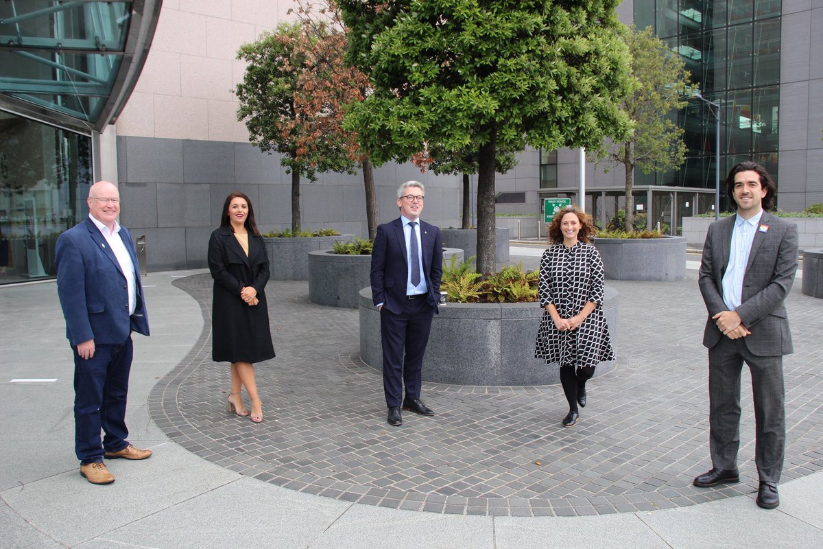 newryarmaghsf's tweet image. Sinn Féin's #Seanad2020 team arriving at the Convention Centre today for the first sitting of the 26th Seanad

@paul_gavan @ElishaMcC_SF @NiallSF @LNBDublin @fintanwarfield