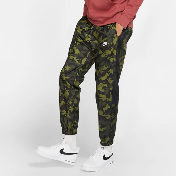 nike camouflage track pants