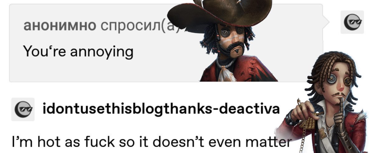 IDV as text posts: a thread no one asked for but I'm making anyway for my own sick enjoyment