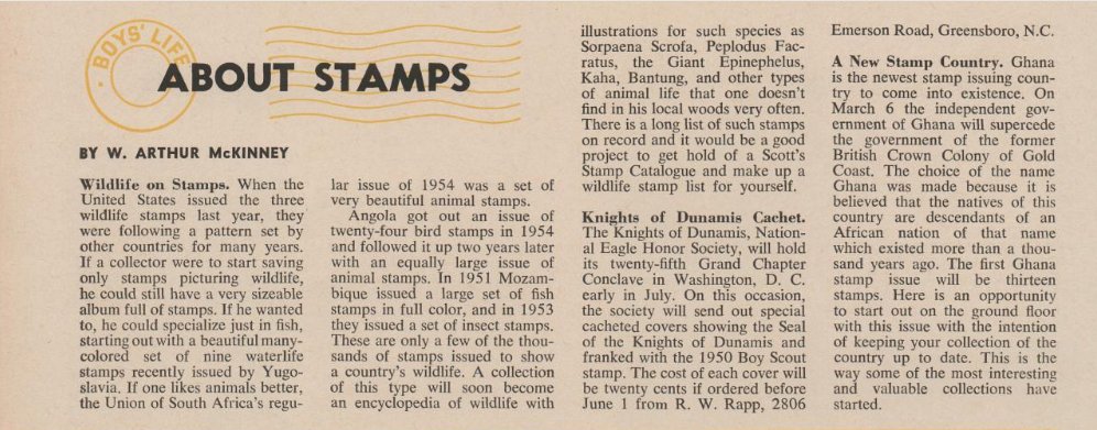 RSCJournal's tweet image. Boy's Life, 1957... #stamps #stampcollecting #birds #philately #Ghana