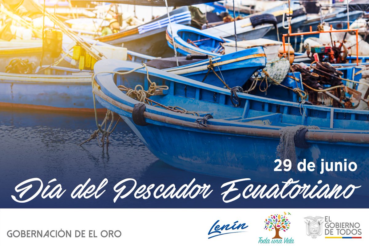 La #GoberElOro y el Gdor. <a href="/danilomariduena/">Danilo Maridueña</a> saludan al Pescador Ecuatoriano y de manera particular al Pescador Orense, en este su día clásico. 

<a href="/Lenin/">Lenín Moreno</a> <a href="/mariapaularomo/">María Paula Romo</a> <a href="/juanseroldan/">Juan Sebastián Roldán</a>