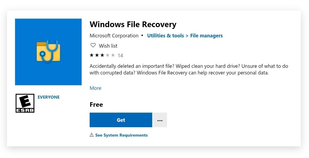 XQ55's tweet image. #WindowsFileRecovery 
تطبيق رسمي من ويندوز لإرجاع الملفات المحذوفة

microsoft.com/en-us/p/app/9n…