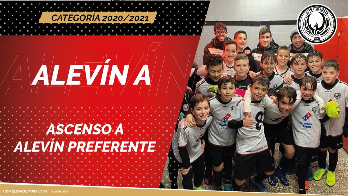 udmelidaolimpia's tweet photo. Nuestro #UDMAlevínA, jugará la próxima temporada en la categoría de ALEVÍN PREFERENTE de la RFFM en la temporada 2020/21 tras finalizar la presente en 2º Posición y conseguir el ASCENSO A PREFERENTE. ¡ENHORABUENA!
#UDMElidaOlimpia #GoElida https://t.co/jRlEpOXwg9