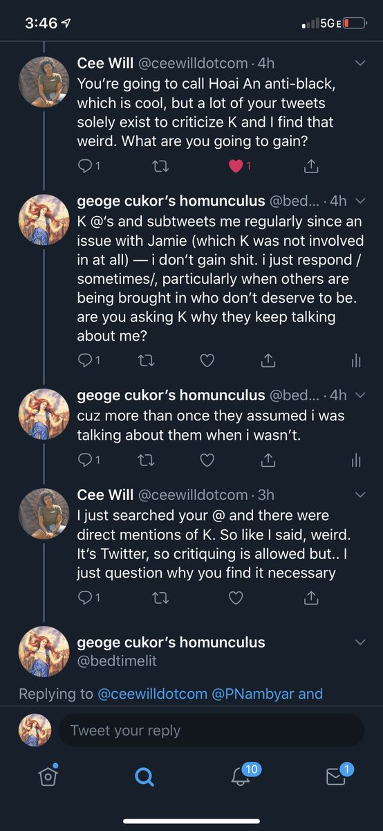 dogpiling continues. admittedly it’s lighter than usual and i’m not gonna bother with the random DMs i delete cuz the niggas never have mentions of antiblackness or transphobia throughout their accounts. at least there’s finally a black person! two total.