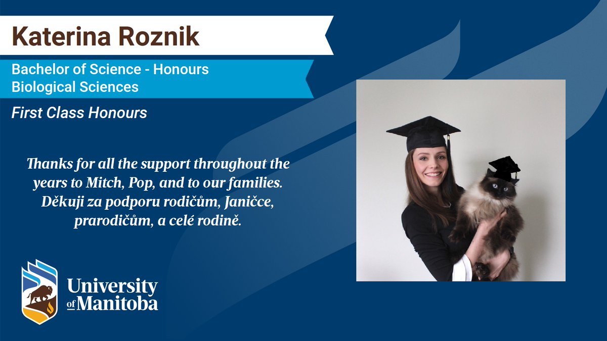 Katerina Roznik (@katroznik) on Twitter photo Thanks to <a href="/umanitoba/">University of Manitoba</a> for virtually celebrating the Class of 2020! #UManitoba2020 #Umanitobasci <a href="/UManAlumni/">University of Manitoba Alumni</a> Thanks to <a href="/umanitoba/">University of Manitoba</a> for virtually celebrating the Class of 2020! #UManitoba2020 #Umanitobasci <a href="/UManAlumni/">University of Manitoba Alumni</a>