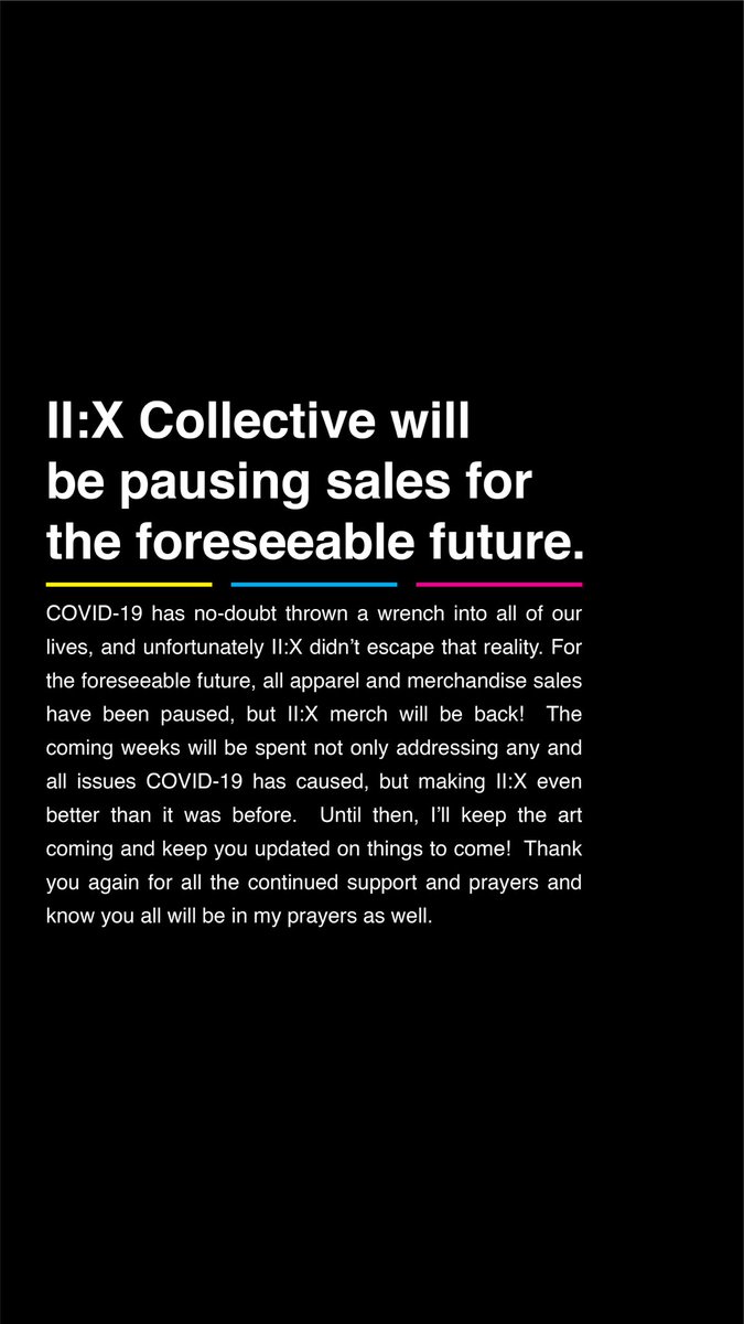 iixcollective's tweet photo. The art will keep coming, merch is just taking a short hiatus! God Bless y’all! https://t.co/uym7vHwJbe