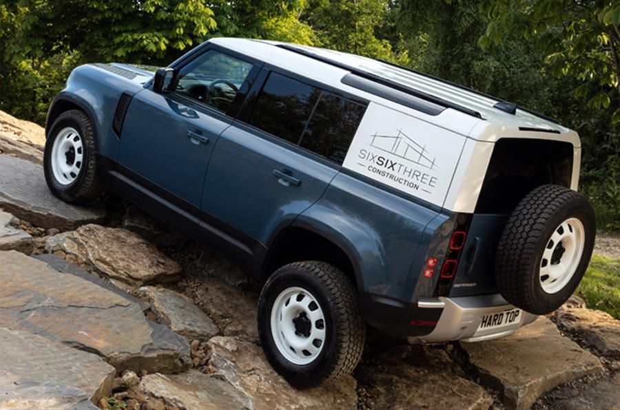 autocar's tweet image. The new Hard Top commercial version of the @LandRover Defender will touch down later this year in short- and long-wheelbase forms buff.ly/3icAXXU