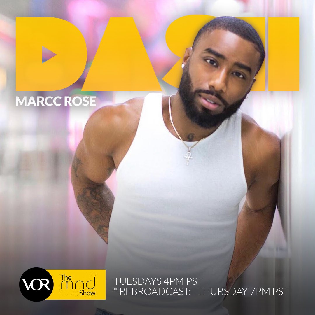 MarccRose's tweet image. .@dash_radio tomorrow 4pm tap in