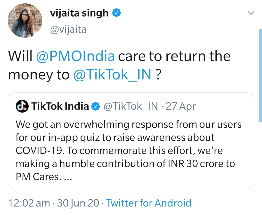 Er_ASP's tweet image. आ गए अपनी औकात पे। #tiktokbanindia  #ModiBlockedChiniApps