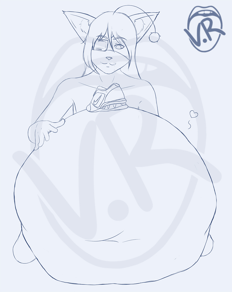 VoraciousRose's tweet photo. A finished Patreon request for SolidScale. 

Ludash nabbed himself a cutie! Can you guess by the pieces he stole who he got? 

Enjoy my work? Please consider supporting me on Patreon! 
https://t.co/61aGvwlRtw

#vore #nsfw #fetish #furry #anthro #belly #stomach https://t.co/nVBIjRy3M2