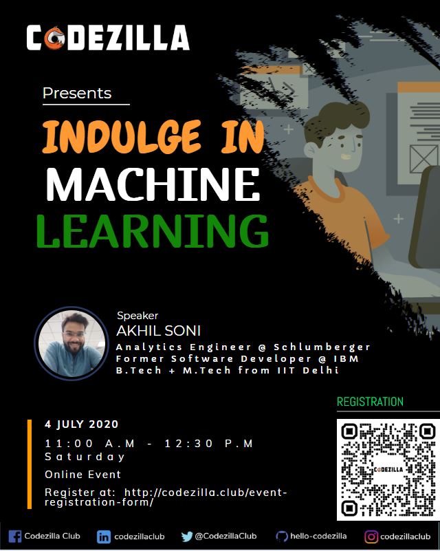 CodezillaClub's tweet photo. Still confused..??
It's gonna be an exciting event.. So don't wait..
#RegisterNow free: https://t.co/kC7xvdu1Wa
and be a part of this exciting event.. 
#Codezilla #Mozilla #MachineLearning #Coding #NeuralNetworks #oppurtunity #skills #Python #TensorFlow #webinar #event #knowledge https://t.co/kgkZ5AlBSC