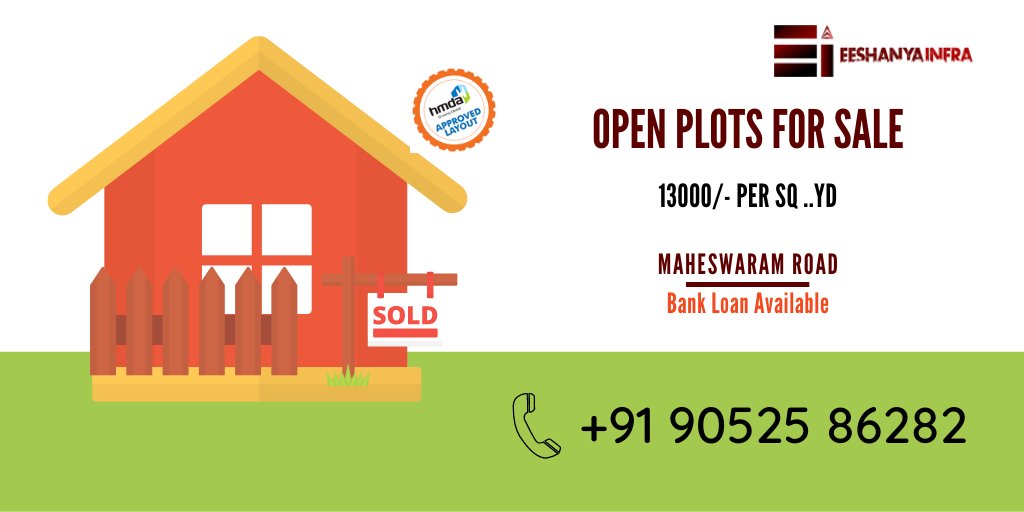 HubTelangana's tweet photo. EESHANYAS INFRA PVT LTD
Contact Us:9052586282
#Hyderabad #Realestate #Realestatehub #Openplotssale #HyderabadRealestate #Maheswaram #HyderabadRealestate https://t.co/aGTQdexTJ2