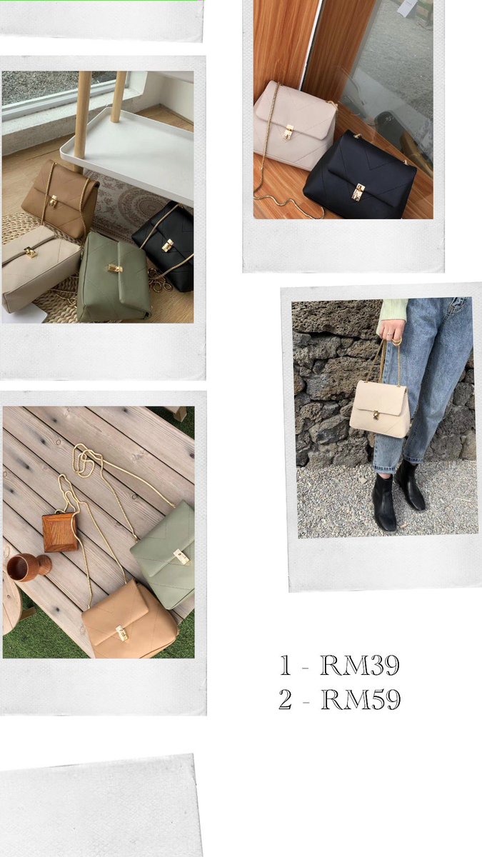 MyTasche's tweet photo. Bag promo !
1: RM39 
2: RM59
Dm sekarang !!!!
#handbag #slingbag #handbagmurah
#backpack #longchamp #taschemy #sayajual
#jomberniaga #bazarpaknil #twtpromote #RTdanSebar @RTNiaga 
@freeRT_my @_twtniaga_ @Tweet_Iklann @RTdanSebar @twt__promote @Twt_Product https://t.co/6Y5iHfSpZt
