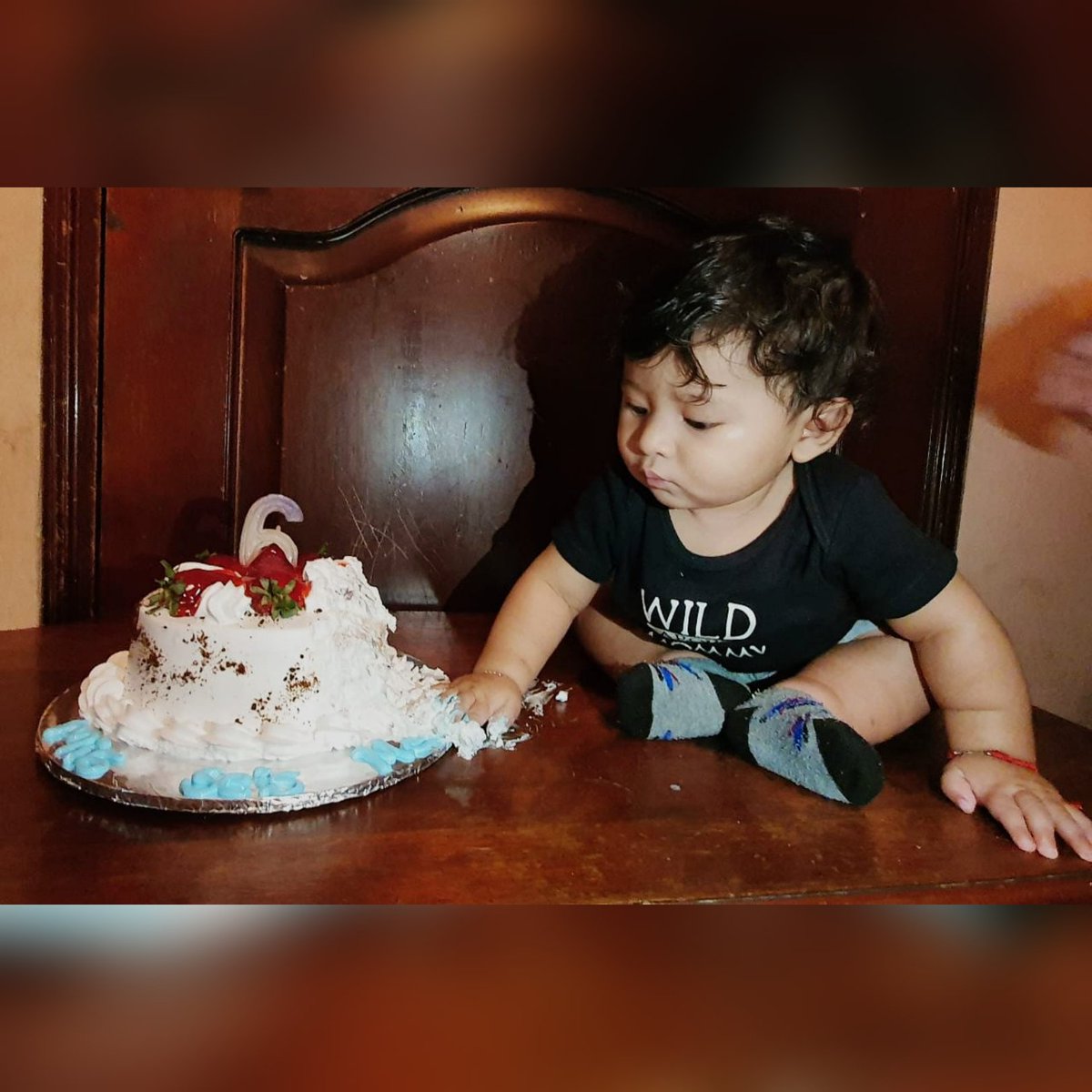 SthefanyArguet1's tweet image. Felices 6 meses mi gordito.