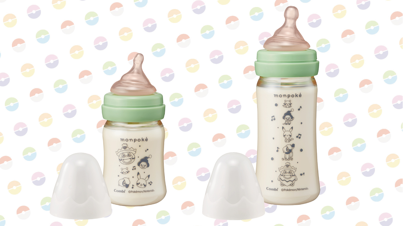 モンポケ公式ツイッター グッズページ更新しました モンポケの哺乳びんが登場 2サイズ展開で どちらもモンポケのかわいいデザインが入っています ７月展開予定 テテオ 授乳のお手本 哺乳びんプラスチック製 コンビ 160ml 2 000 240ml 2 400