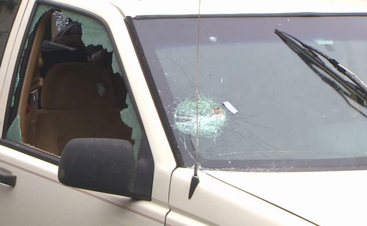 And furthermore, look at the photos of the car that was shot at. Does it look like hundred of bullets were dumped into it? Not in my opinion. It looks fairly precise shooting. So where did all these bullets go?