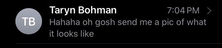 Tried changing Taryn’s name in my phone and this is what came up... stupid autocorrect #sorryWade