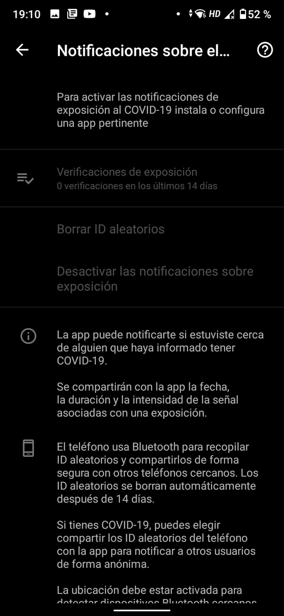 Poison_Marcos's tweet photo. @isa_marcial igual Google está manejando para notificar si alguien tiene COVID-19. Estoy en un Xiaomi Mi A3 :v https://t.co/R67CtG0h0G