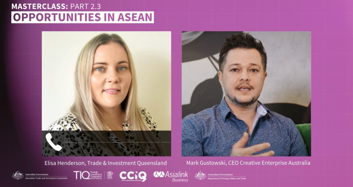 Hey #startupaus – you’re up ➡️ Next in our #Digital Trade Series, <a href="/mafesto/">Mafesto</a> shares how innovation hubs like @QUTCEA connect the #tech ecosystems between 🇦🇺 and Southeast Asia: bit.ly/ExportMastercl…